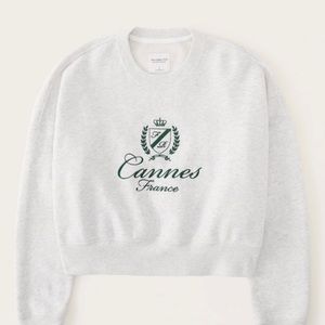 Abercrombie cropped sweatshirt. Never Worn :)